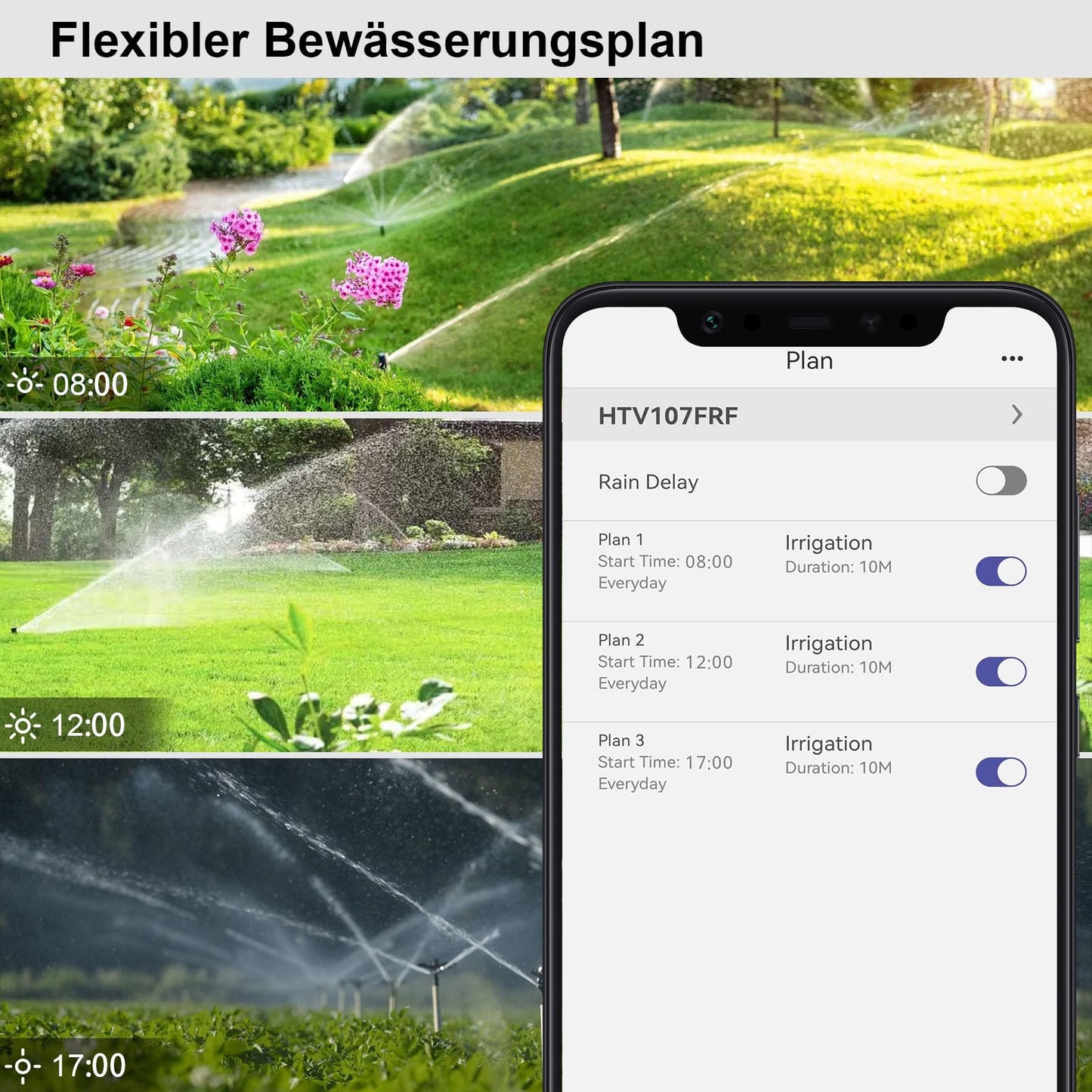 Timer irrigazione smart WiFi con app – Nero