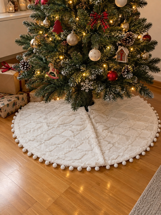 Gonna copri base per l'albero di Natale