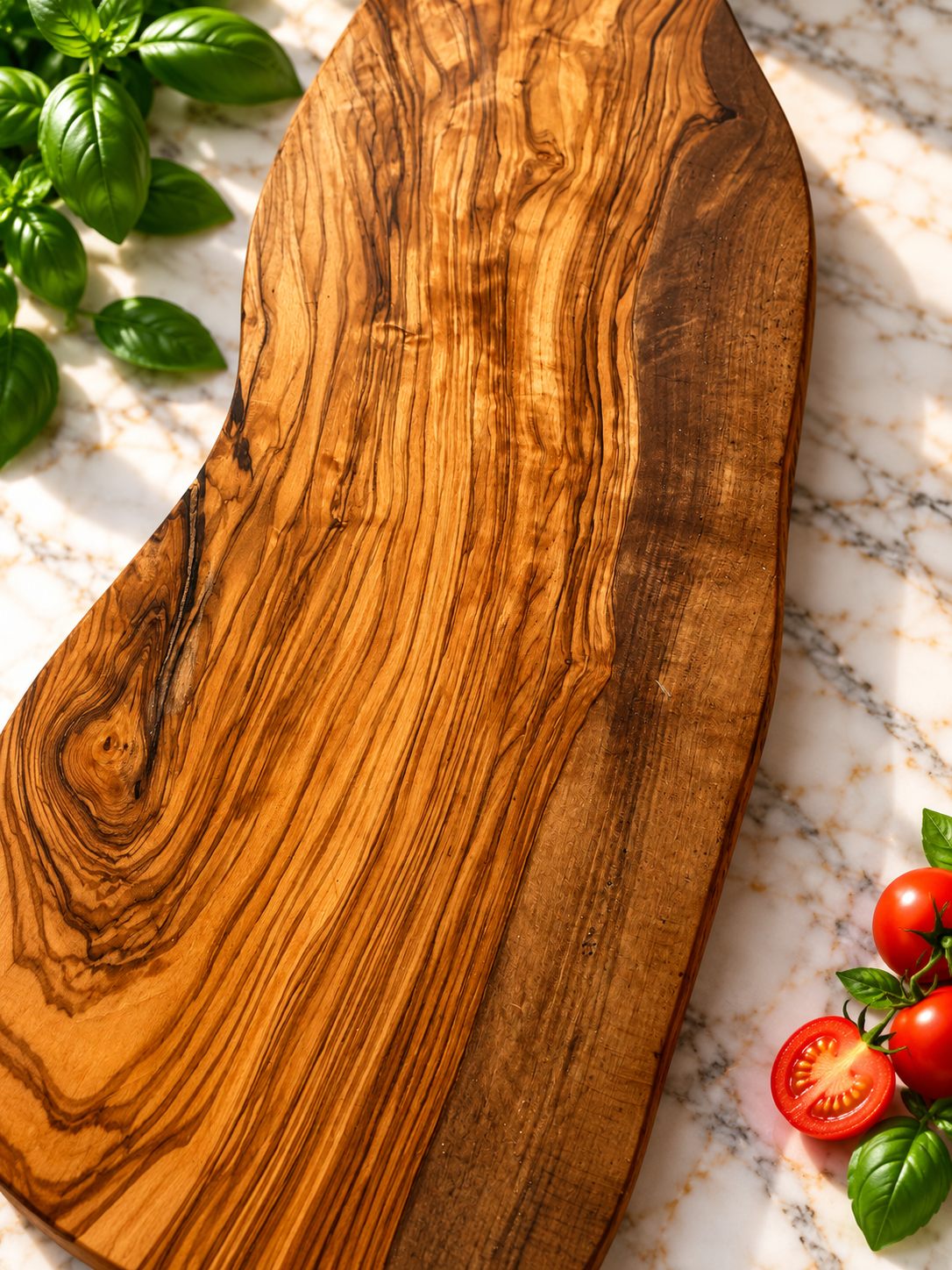 Il Tagliere "Orizzonte" in legno d'ulivo