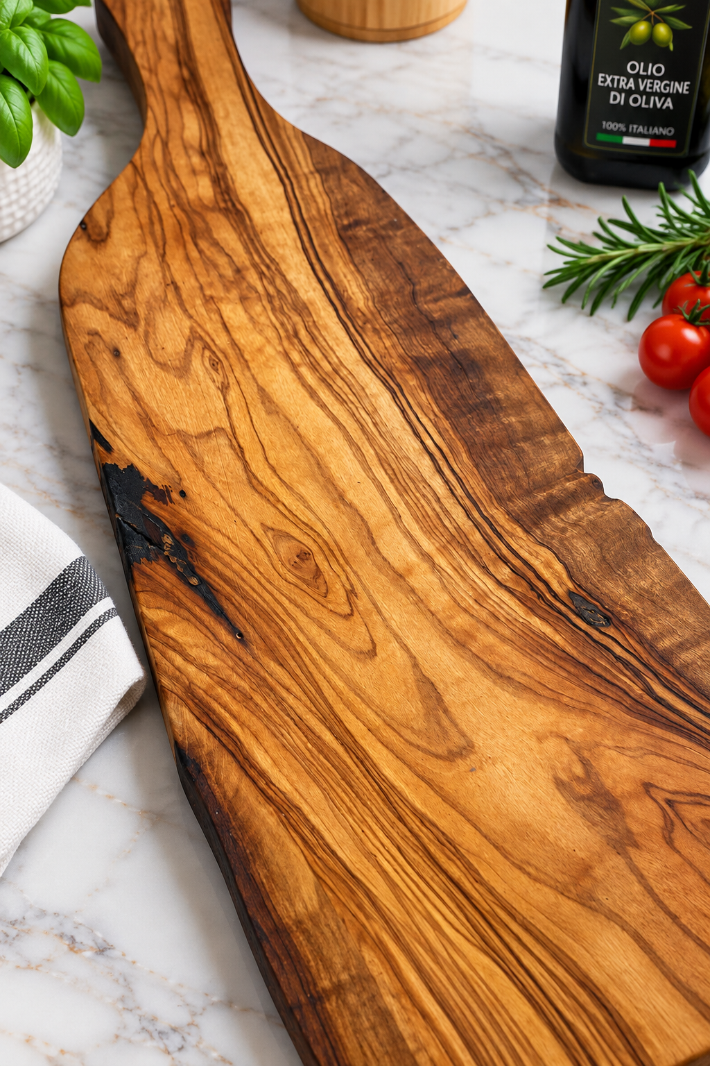 Tagliere "mare" in legno d'ulivo