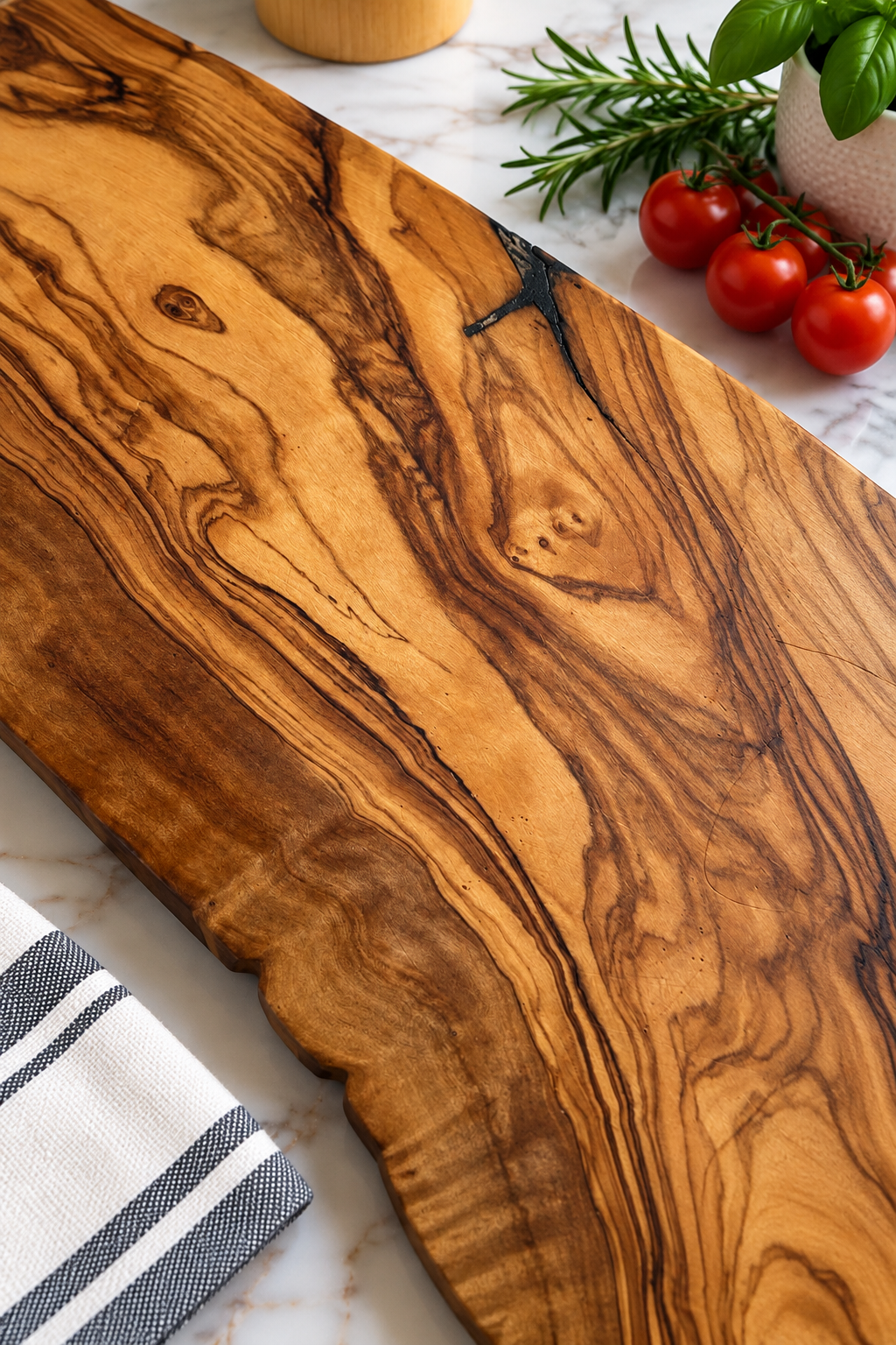 Tagliere "mare" in legno d'ulivo