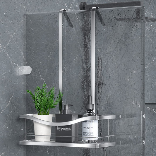 Mensola doccia sospesa in acciaio inox