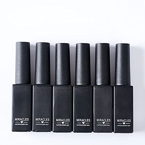 Kit smalti gel UV nail art colori nero rosso verde oro argento bianco