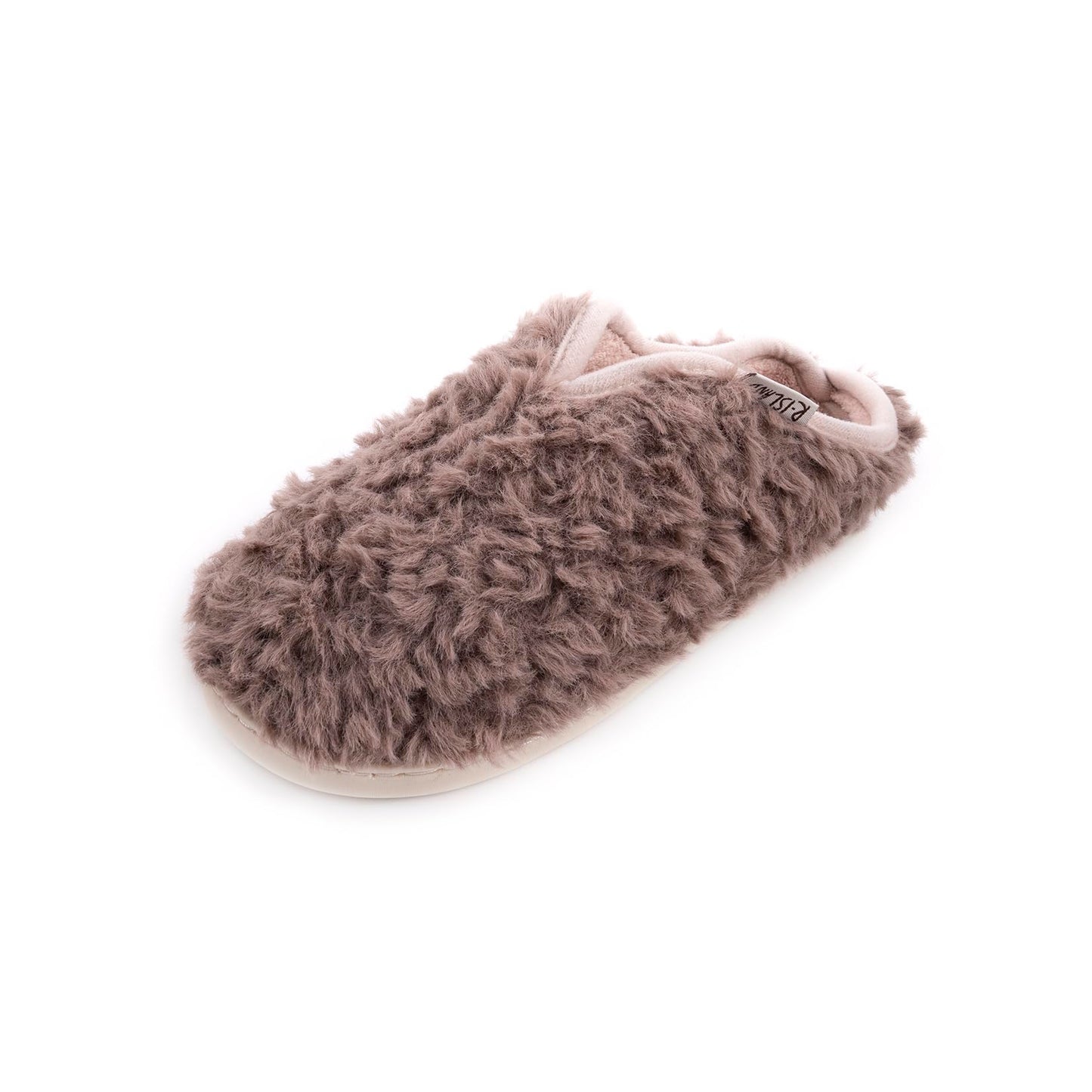 Pantofole donna invernali PVC antiscivolo – Marrone 36