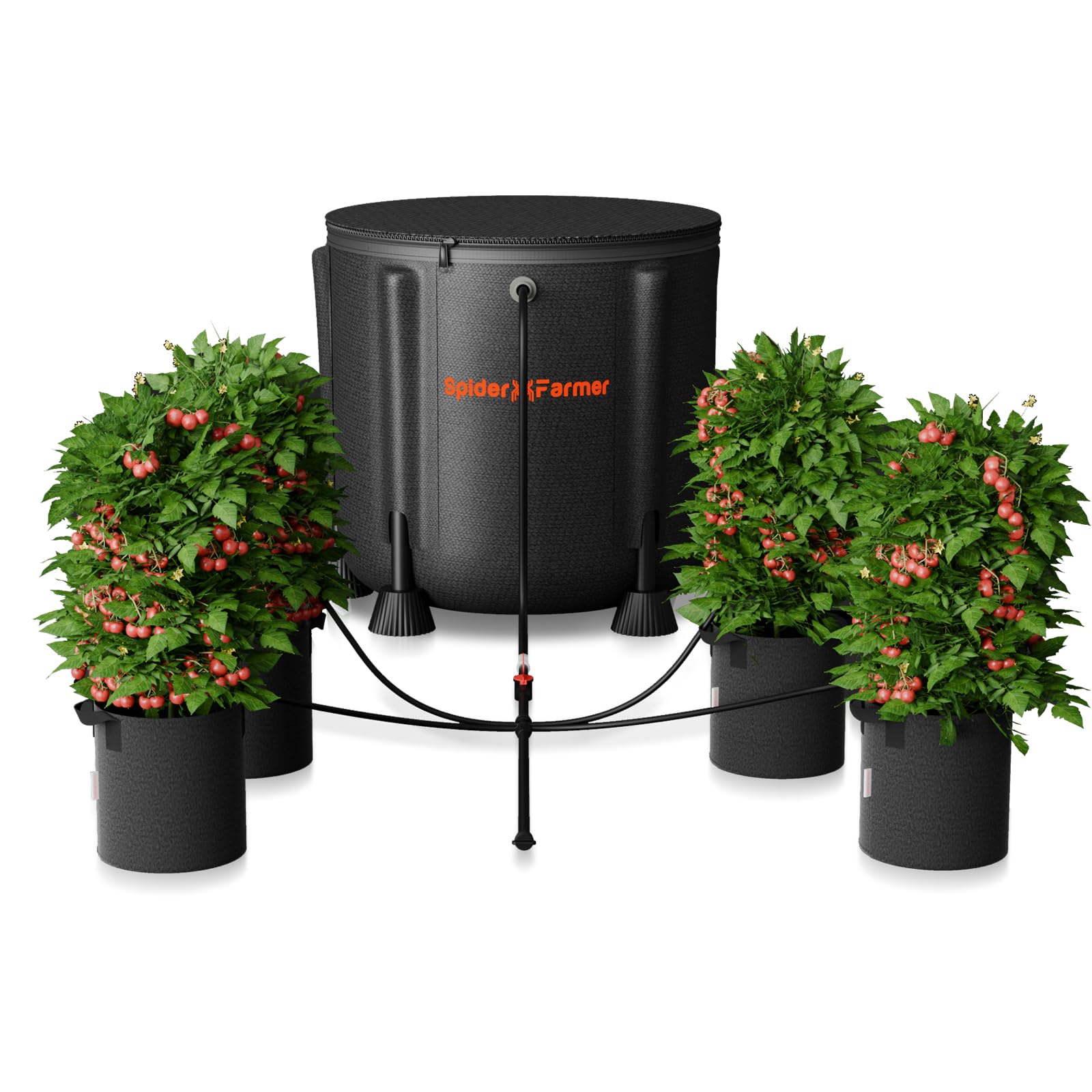 Sistema irrigazione automatico con serbatoio 50L e pompa 25W