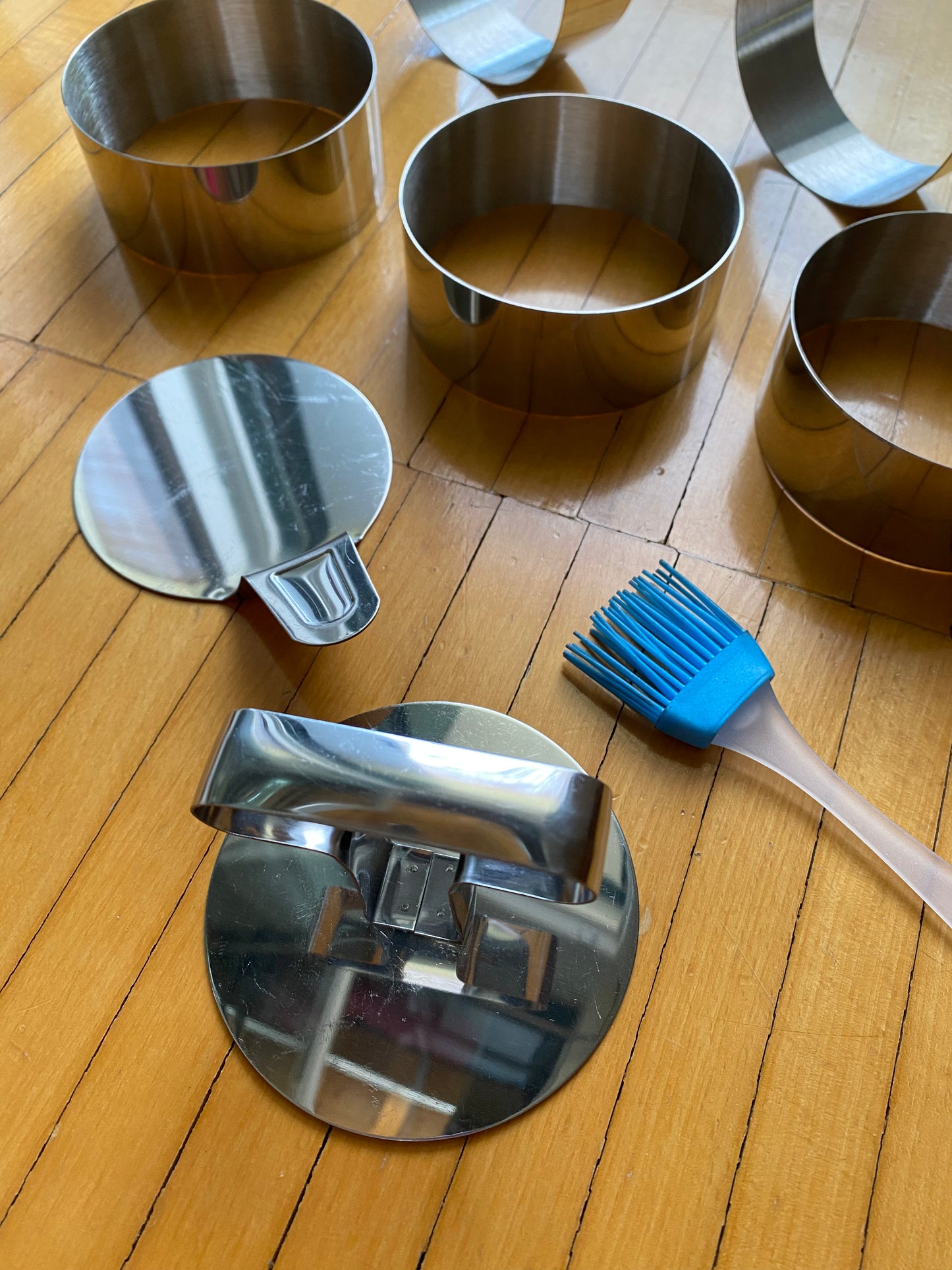 Set anelli per dessert in acciaio inox