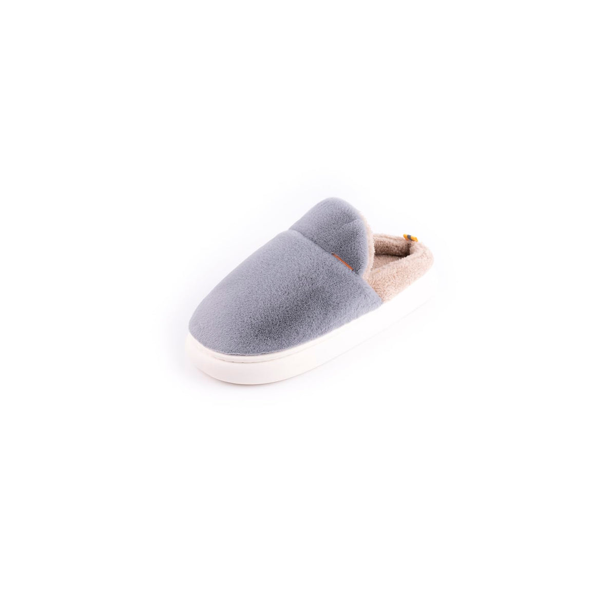 Pantofole uomo con suola PVC – Blu grigio 42