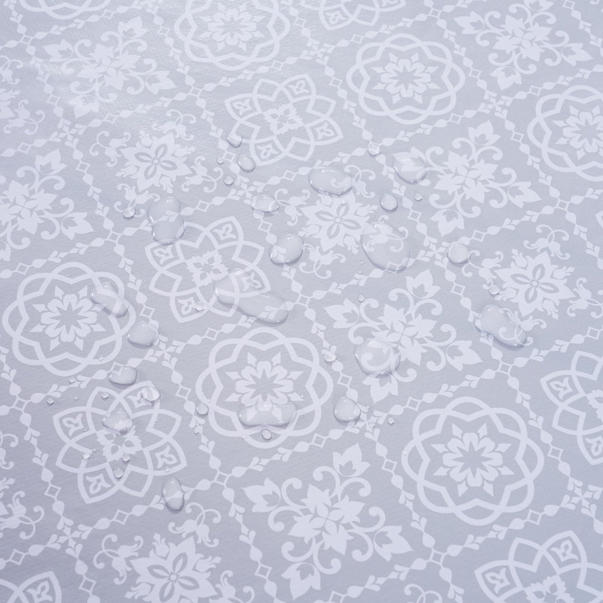 Tovaglia cerata lavabile rettangolare – Grigio chiaro 140x200 cm