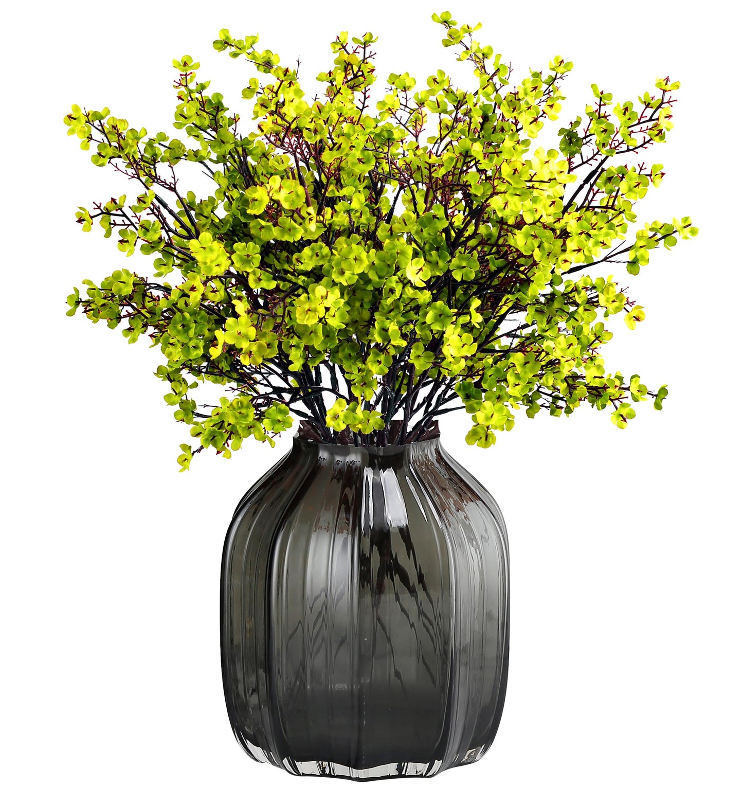 Fiori artificiali gypsophila in seta – Verde erba