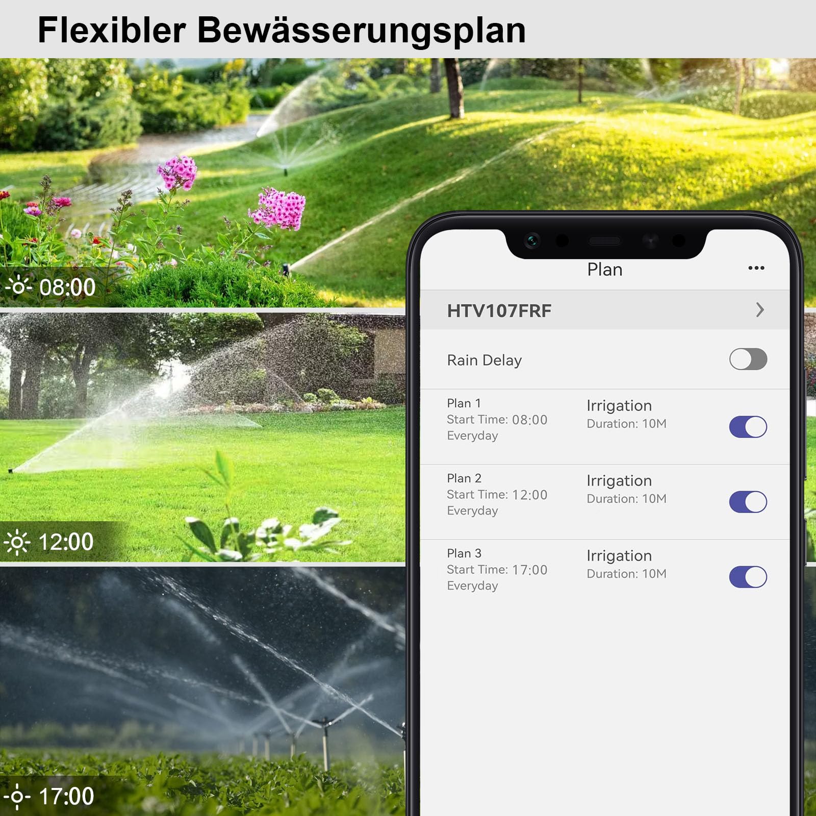 Timer irrigazione smart WiFi con app – Nero