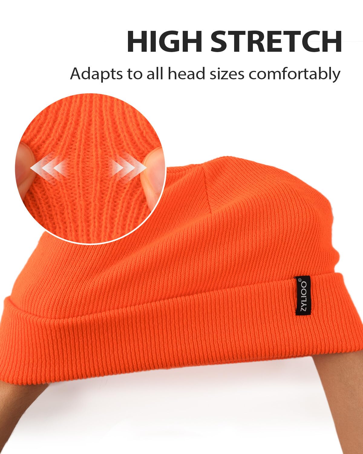 Berretto invernale lavorato a maglia – Cammello