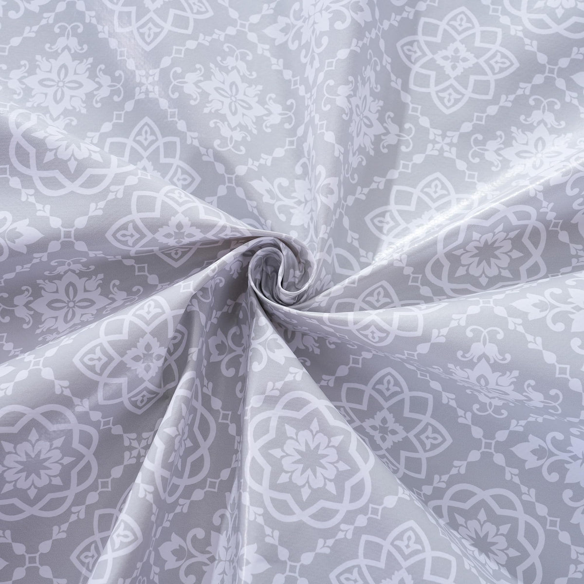 Tovaglia cerata lavabile rettangolare – Grigio chiaro 140x200 cm