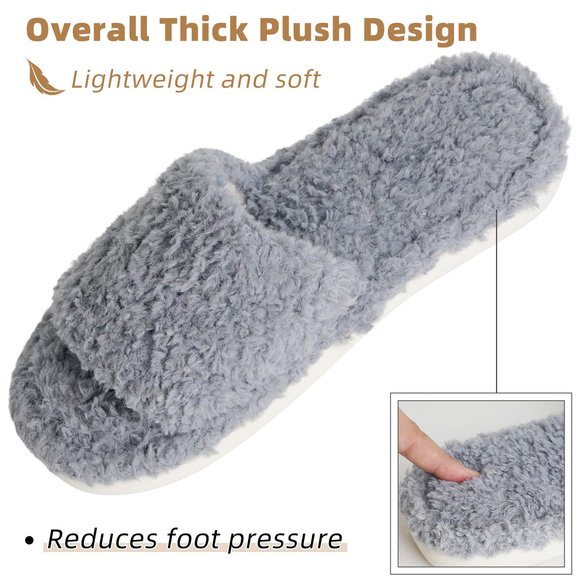 Pantofole in peluche