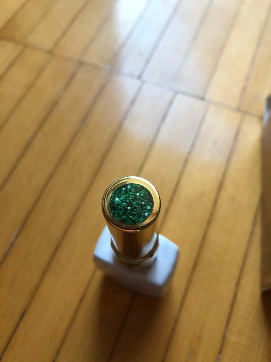 Smalto gel perlato glitter verde metallizzato – 15 ml