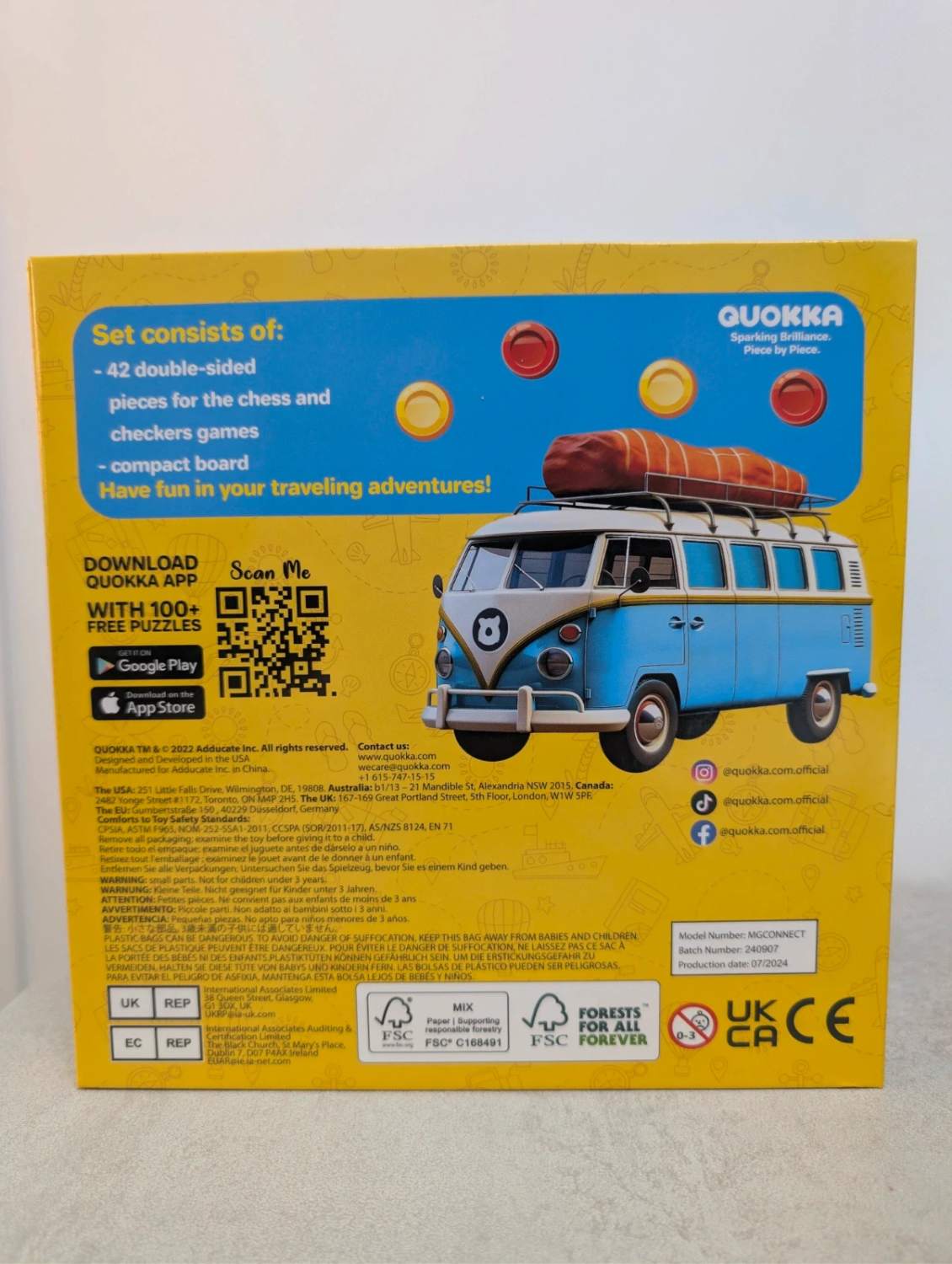Gioco Forza 4 da viaggio educativo per bambini