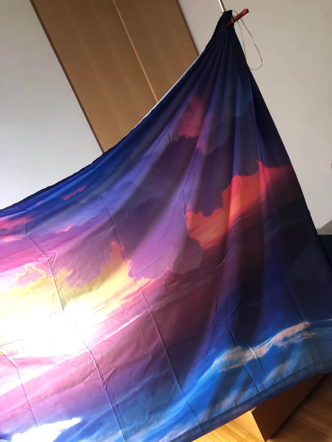 Arazzo da parete tramonto in microfibra morbida lavabile – 230x140 cm