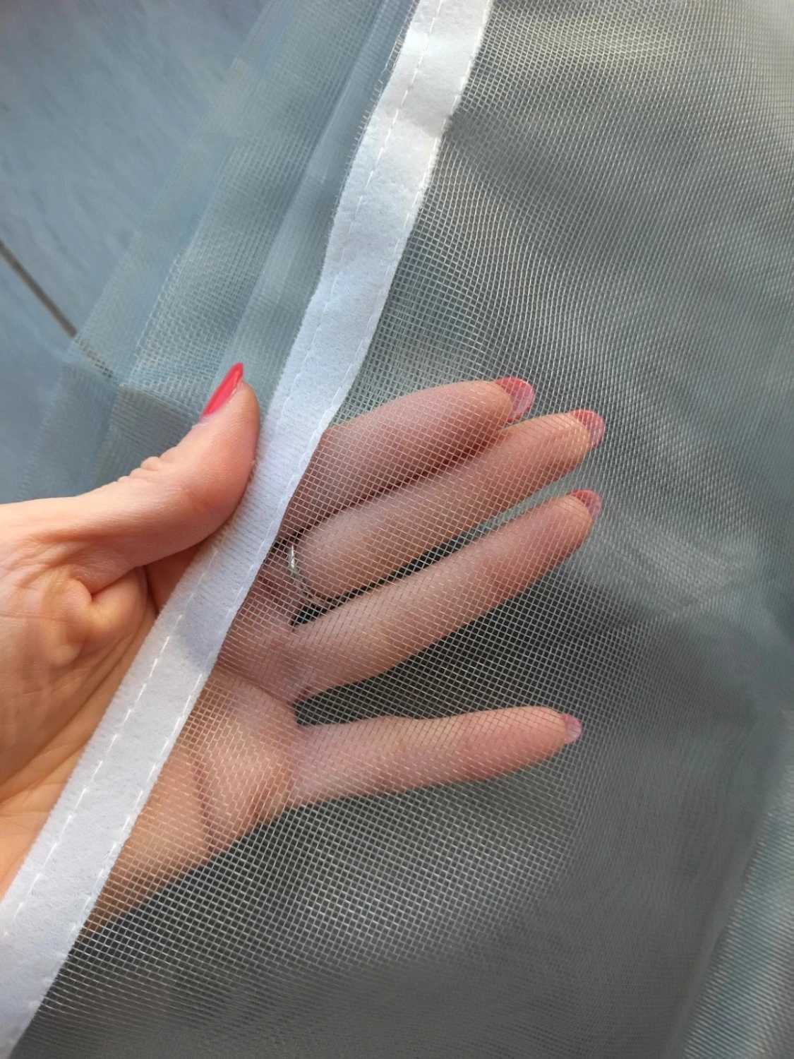 Zanzariera finestra 150x180 cm grigio chiaro senza fori