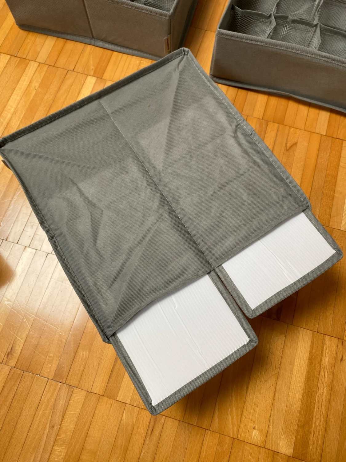 Set 4 organizer cassetti 80 scomparti pieghevoli