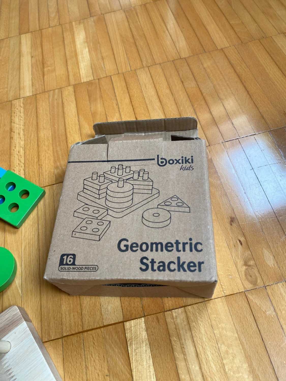 Gioco Montessori incastri forme in legno – 16 pezzi