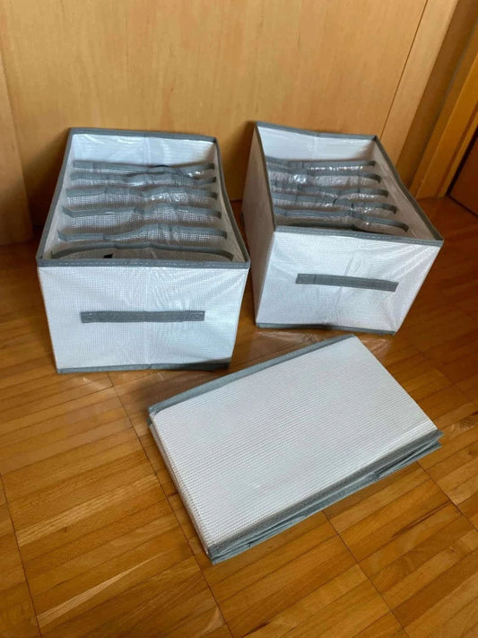 Organizer cassetti 3 pezzi con 7 scomparti
