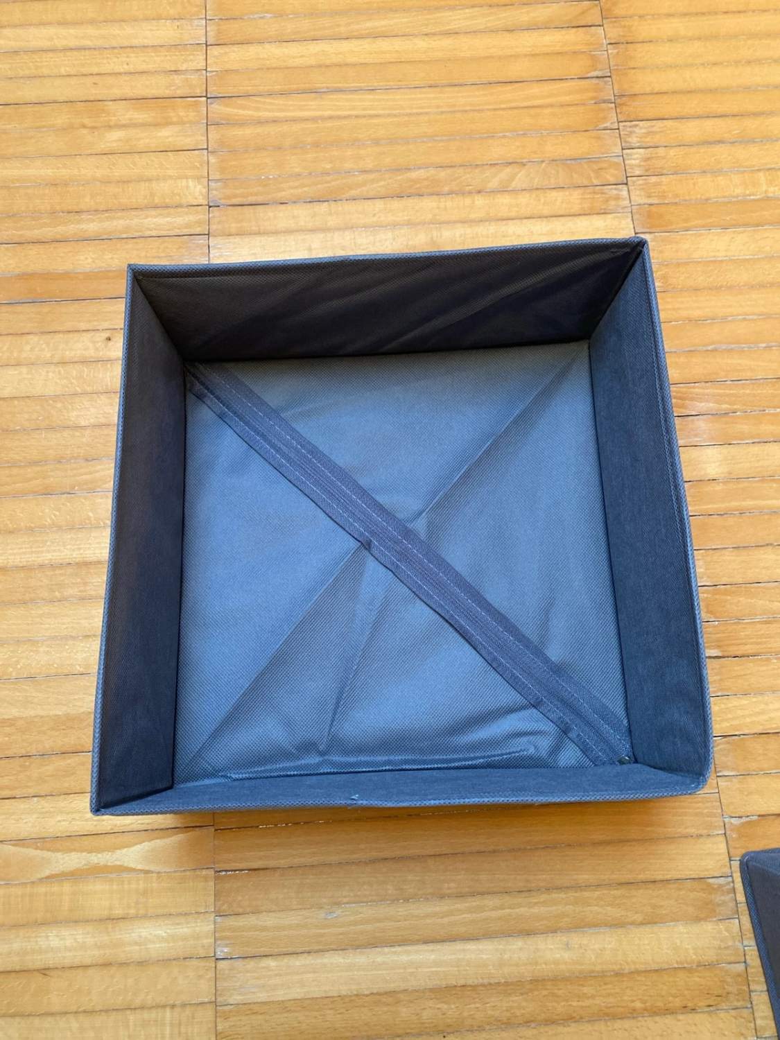Organizer per cassetti in tessuto, set da 6 – Grigio
