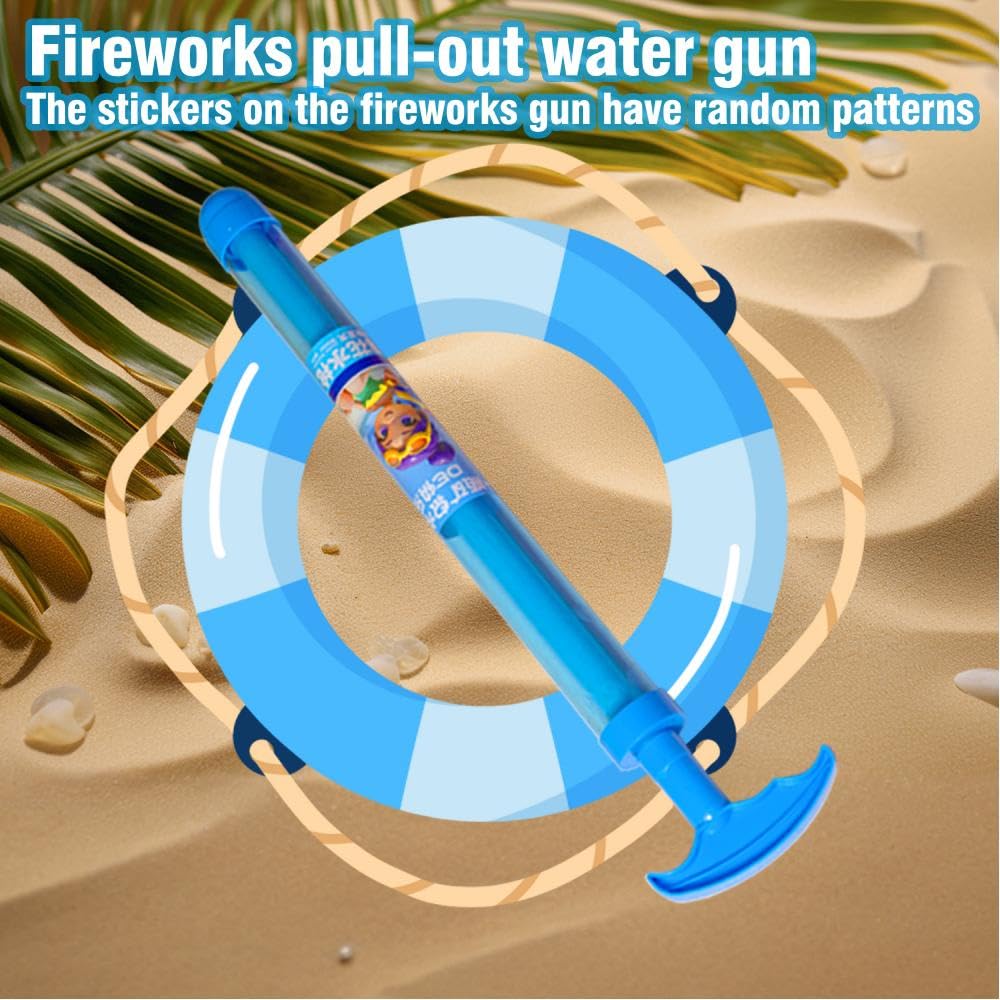 Set 6 pistole ad acqua fuochi d’artificio giocattolo piscina